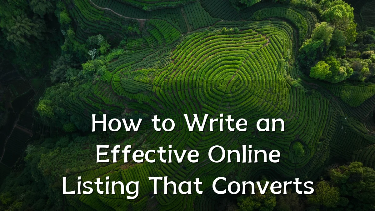 How to Write an Effective Online Listing That Converts