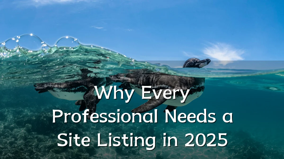 Why Every Professional Needs a Site Listing in 2025