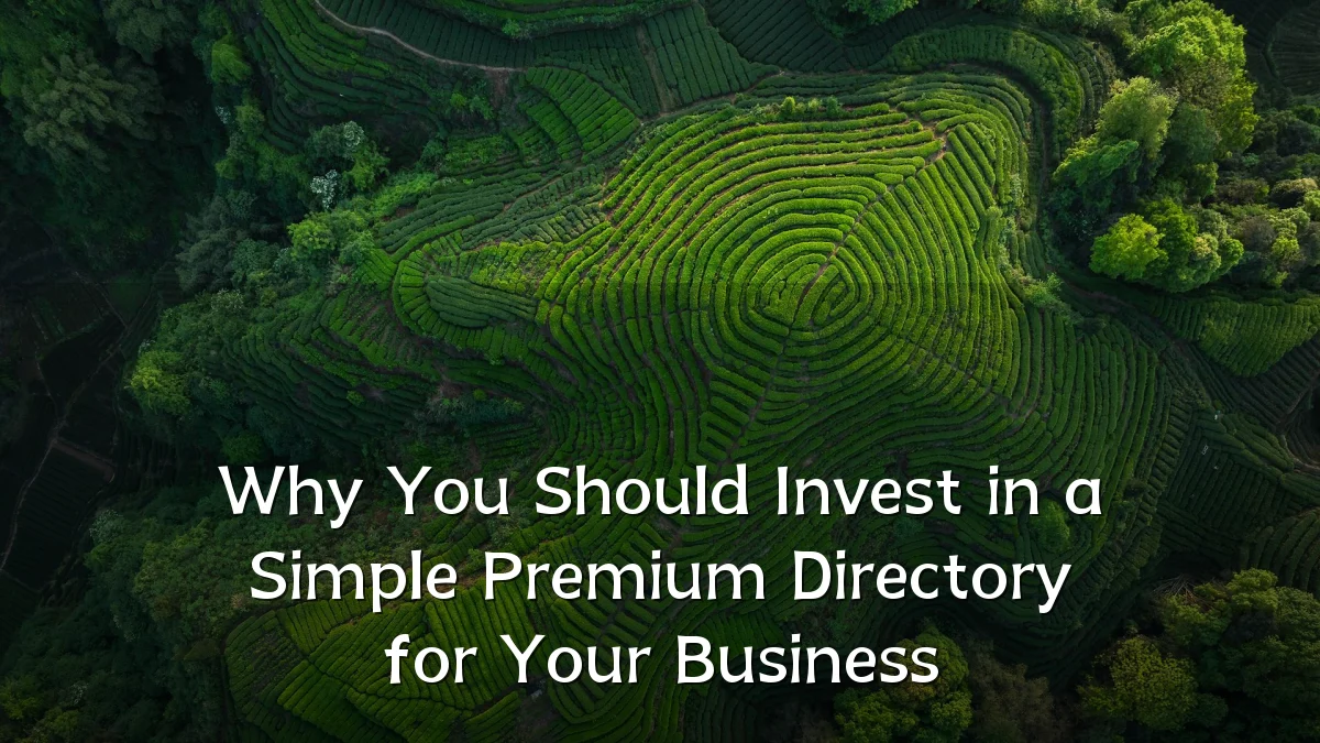 Why You Should Invest in a Simple Premium Directory for Your Business