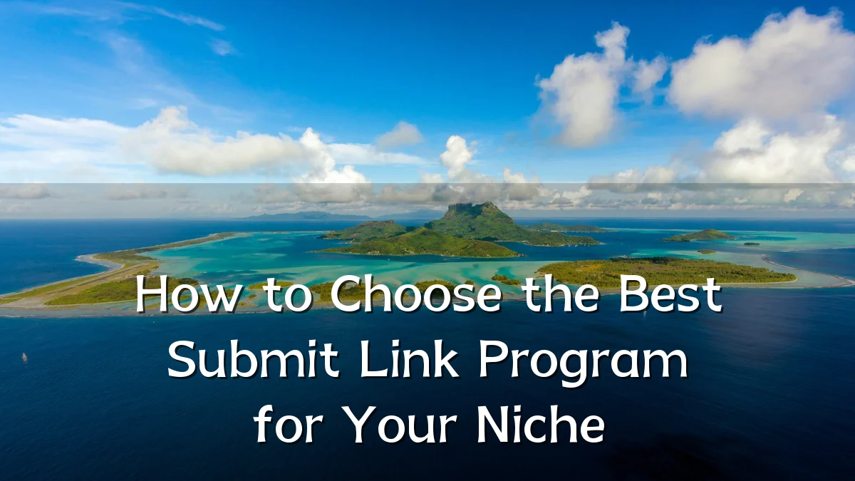 How to Choose the Best Submit Link Program for Your Niche