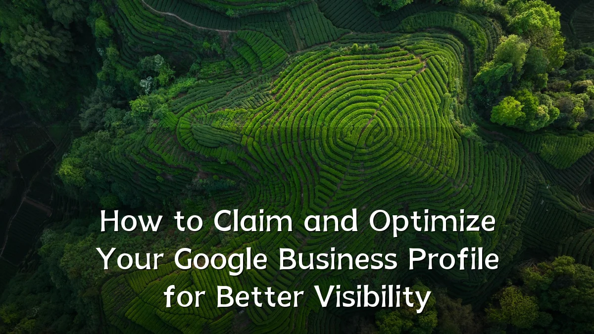 How to Claim and Optimize Your Google Business Profile for Better Visibility