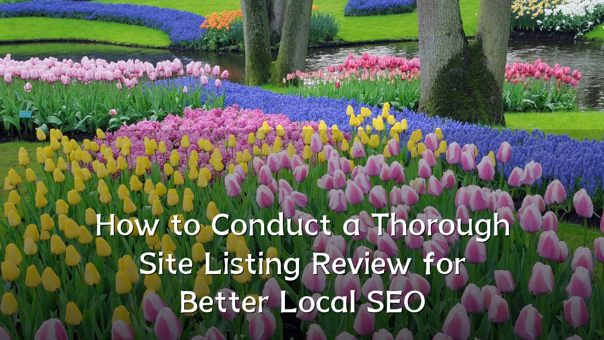 How to Conduct a Thorough Site Listing Review for Better Local SEO