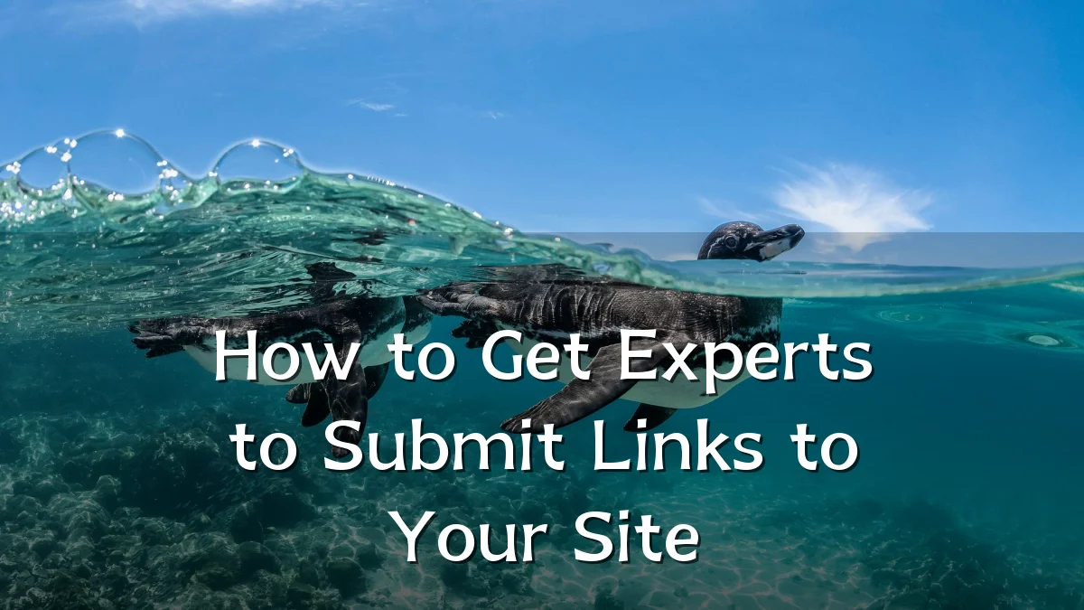 How to Get Experts to Submit Links to Your Site