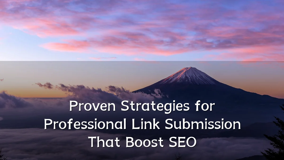 Proven Strategies for Professional Link Submission That Boost SEO